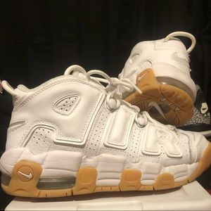 Nike White Gum bottom uptempo
